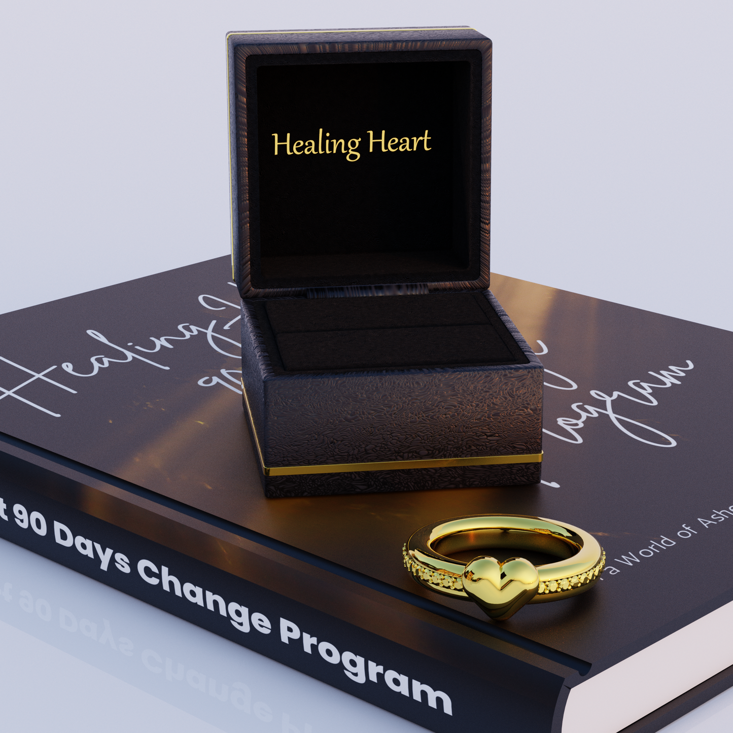 Men's Heart Ring + Free 90 Days Change Program E-Book