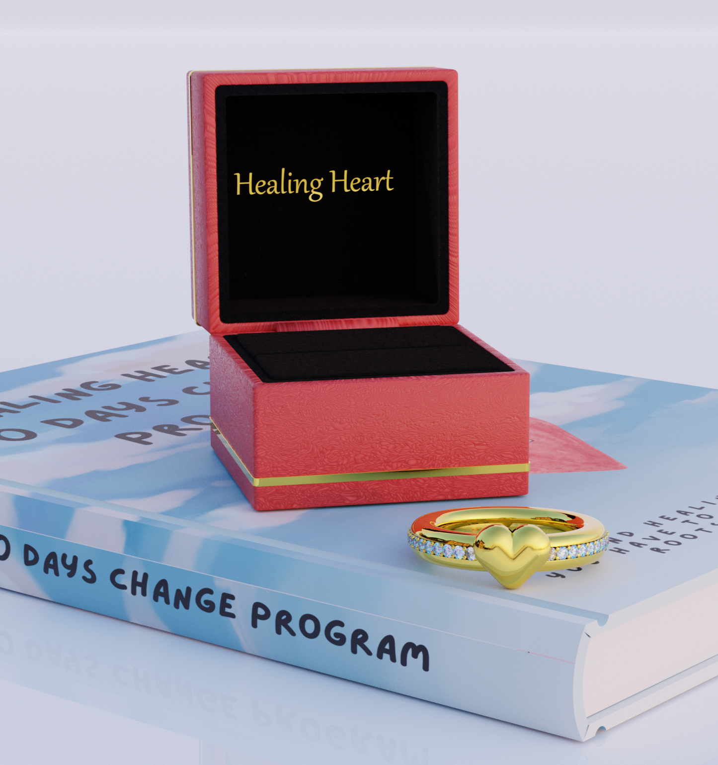 Women's Heart Ring + Free 90 Days Change Program E-Book